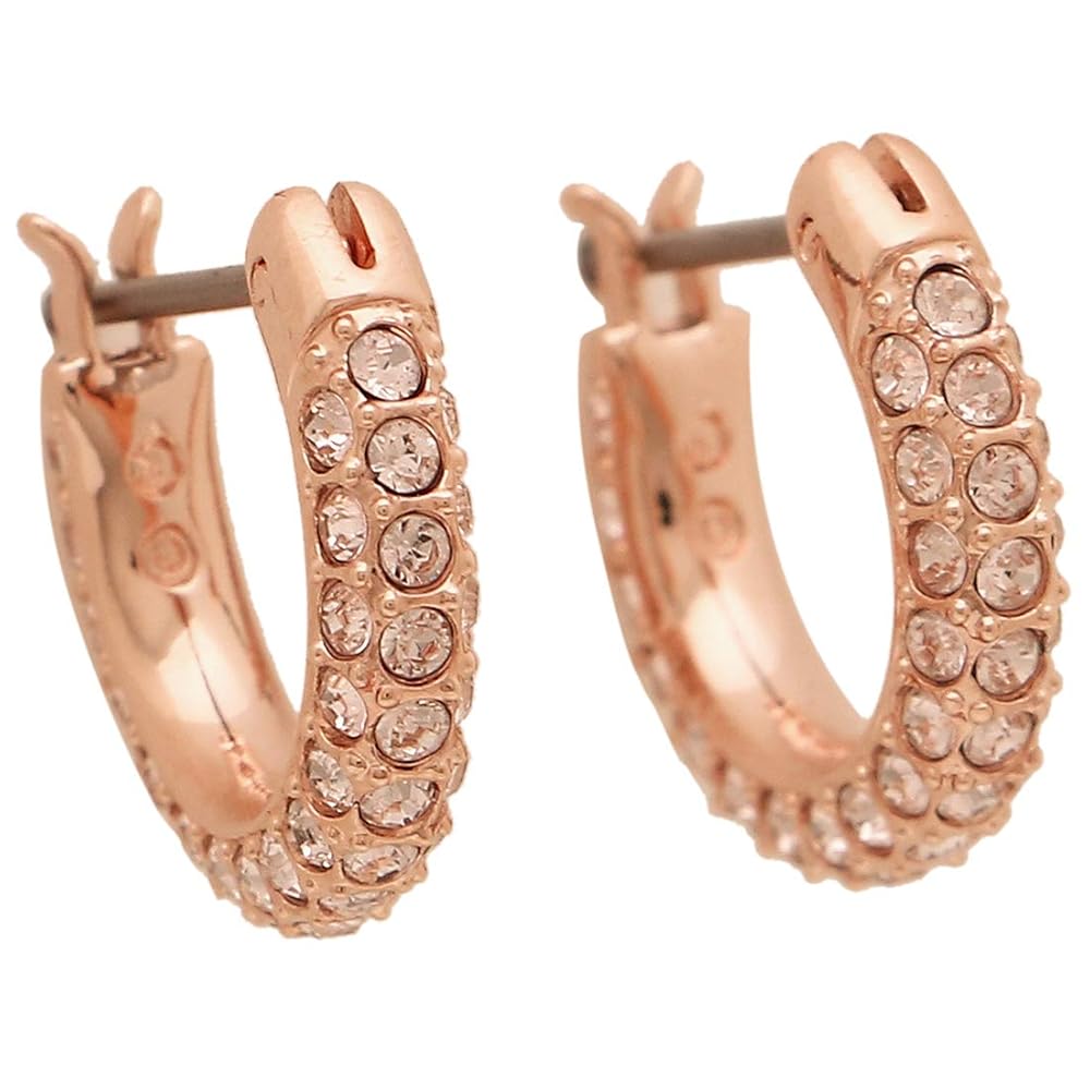 Swarovski ローズゴールド ピアス ローズゴールドトーン・プレーティングのピアス | Swarovski